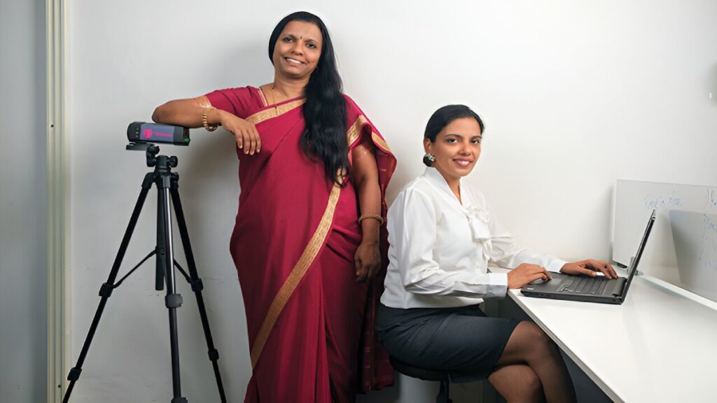 Women founder of an Indian AI startup